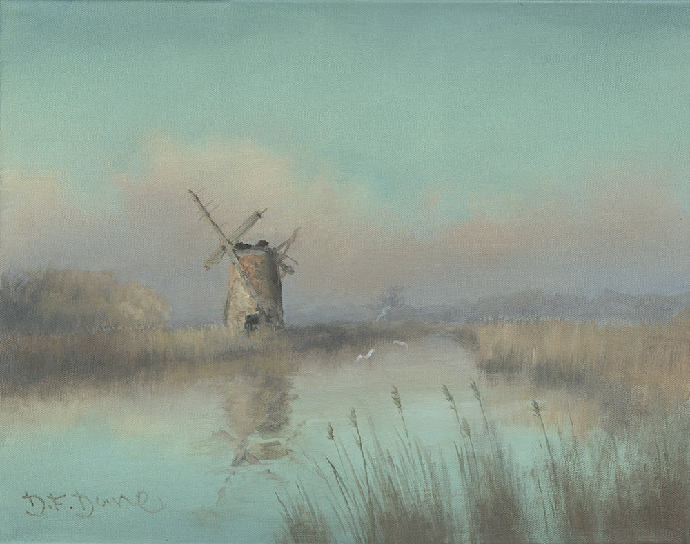 Autumn at Brograve Mill – David Dane Art