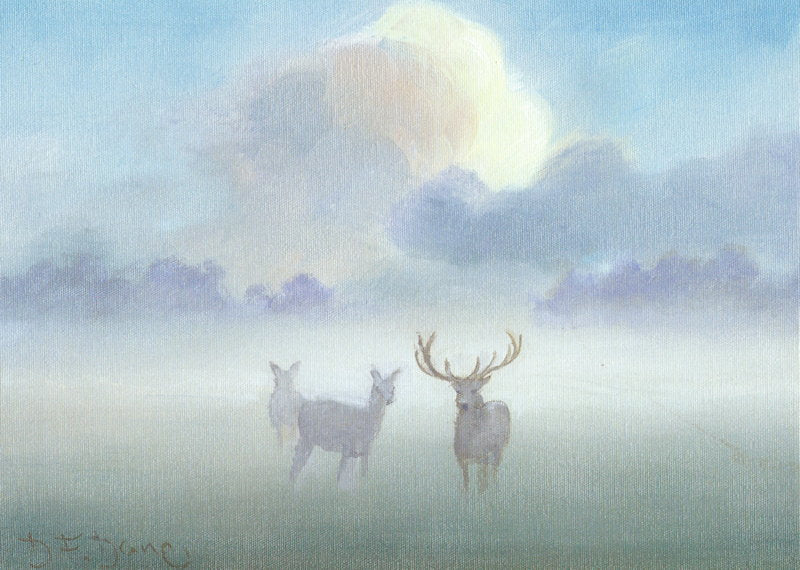 Deer in the Mist